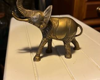 Brass Elephant Figurine