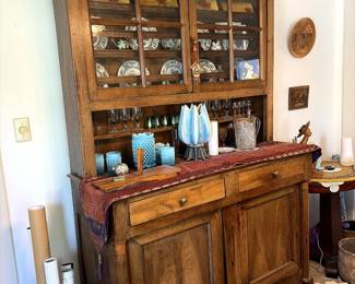 FB P26 French Glass Buffet Cabinet
