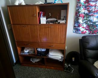 FB P35 Teak Secretary 1 of 2 Cabinets