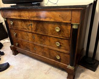 FB P28 French dresser 2 has 4 drawers one drawer is hidden