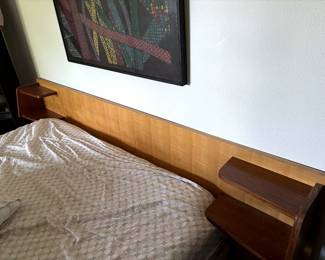 FB P37 matching wood headboard