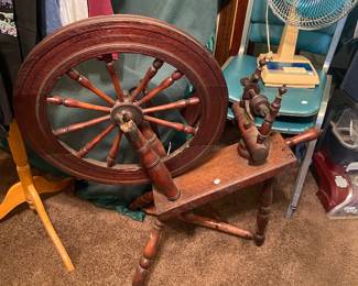 John teynolds signed spinning wheel