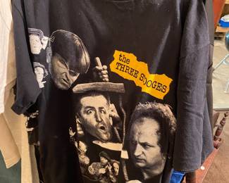 Three stooges tshirt two sided
