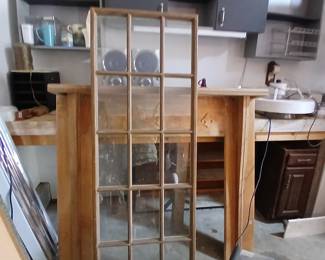 Vintage mantel and windows 
