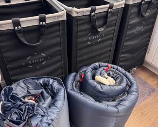 Sleeping Bags/ Rolling Hampers