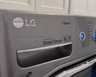 LG Washer and Dryer with Pedestals