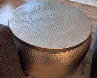 Side table with hidden storage