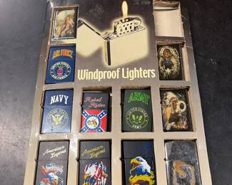 Collection of Military related lighters