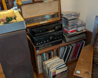 radio, metronome, cd, records