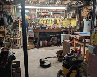 tools, basement
