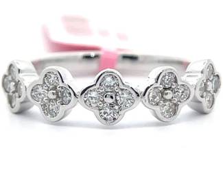 0.50 Carat Diamond Flower Cluster Ring