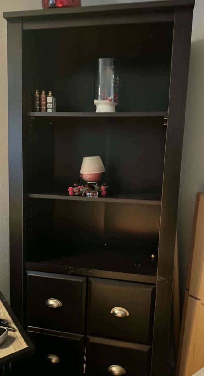 Black Shelving/Storage Unit