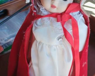Vintage Doll on Stand