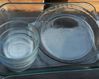 Pyrex, etc. Baking Items