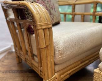 Polo Ralph Lauren bamboo chair closeup