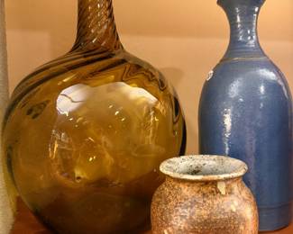 Blenko vase. Stoneware.