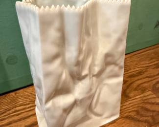 Rosenthal porcelain paper bag