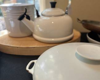Copco pan and Le Creuset