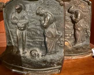Bronze bookends