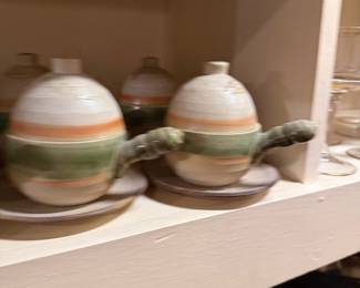 Japanese tea cup with lid
