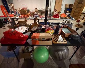 sports gear and toys