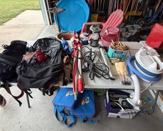 back pack garage supplies tools