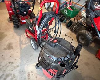 vac and yard tiller