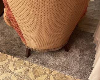 Back of the Jeff Zimmerman French Provincial Arm Chair