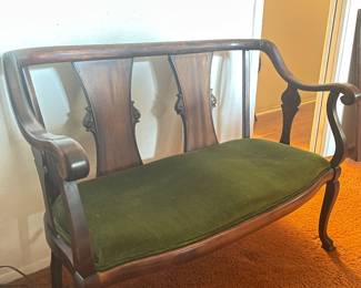 Victorian Mahogany Settee