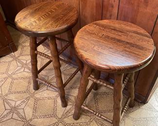 Oak Stools