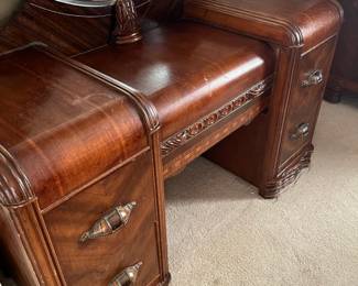 Art Deco Waterfall Dressing Table