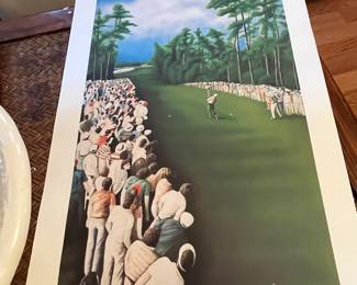Signed Golf Print