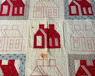 Vintage/Antique Child's Quilt, Handmade