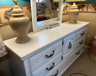 French Provincial Dresser with Mirror