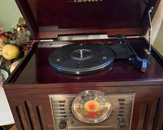 Crossley Radio/Turntable/CD Player