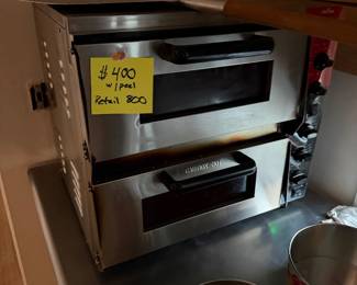 Double pizza oven