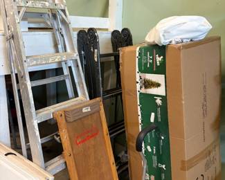 ladders, creeper, christmas tree has sold