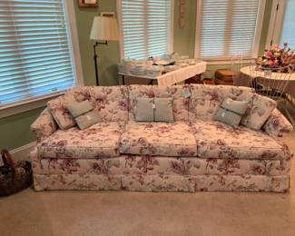 floral sofa