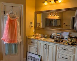 vintage lingerie, toiletries