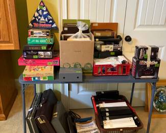office misc, games, office supplies, puzzles