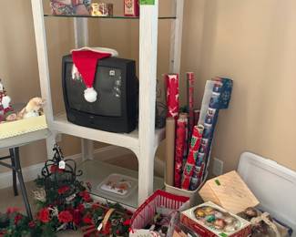 Christmas decor, shiny brites
