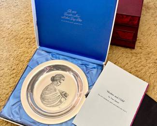 Sterling Silver Franklin Mint plate