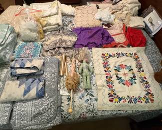 Linens, Doilies, Placemats, Tablecloths and more