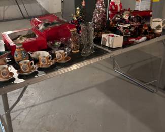 Vintage Christmas basement full