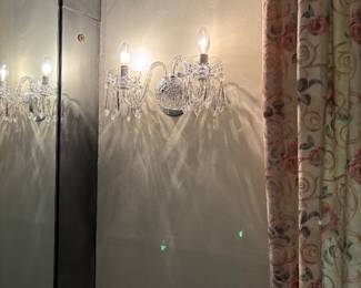 Paid of vintage Waterford sconces
