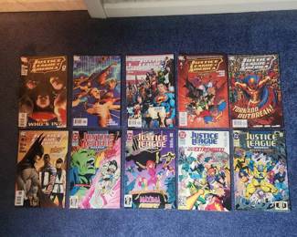 183  DC Comics Justice League of America Comic Book Lot 10 issues