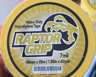 71  10 Rolls of Raptor Grip Heavy Duty Polyethylene Tape