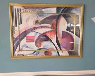 73  Large Abstract Framed Wall Art