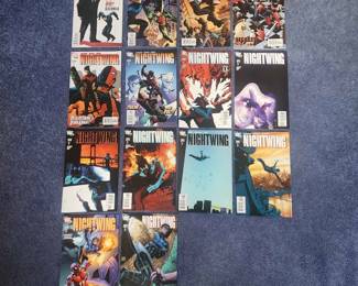 187  Nightwing comic books lot