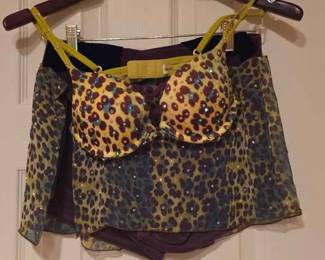 123  Karen Evanetz Leopard Print Custom Dance Outfit